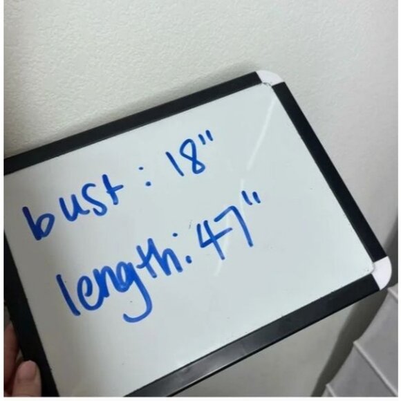 MDRN Balfour Pleated Ditsy Floral Long Sleeve Drop Waist Tea Length Dress Size X - Picture 8 of 8